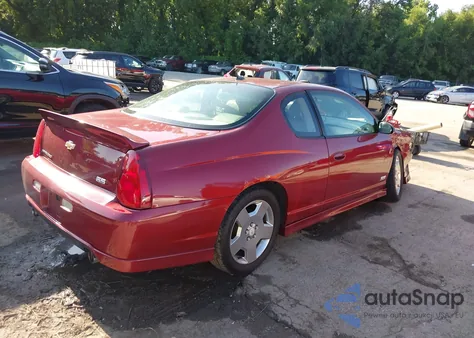 2007 Chevrolet Monte Carlo Ss из США, поврежденный, VIN 2G1WL15C779405646
